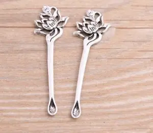 59mm Metal alloy spoon brass tone
