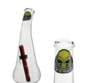 ALIEN "Take me to your dealer" 30cm Bubble Beaker Waterpipe