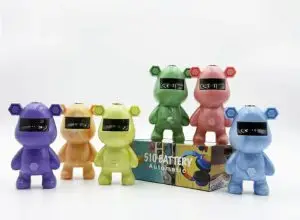 Teddy bear random colour 510 connection vape pen
