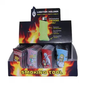 Backwoods lighter sleeve cover with smoking tools