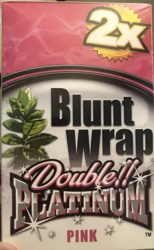Double platinum blunt wrap pink