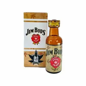 Dabtized Jim buds glass pipe liquor shot bottle pipe 11cm