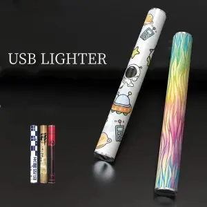 USB lighter rainbow print
