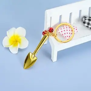 Powder spoon silver shovel snuff medicine tool keyring