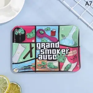 Grand smoker metal rolling tray