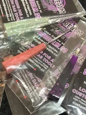 Tapered handle Handmade dab realm small dab tool