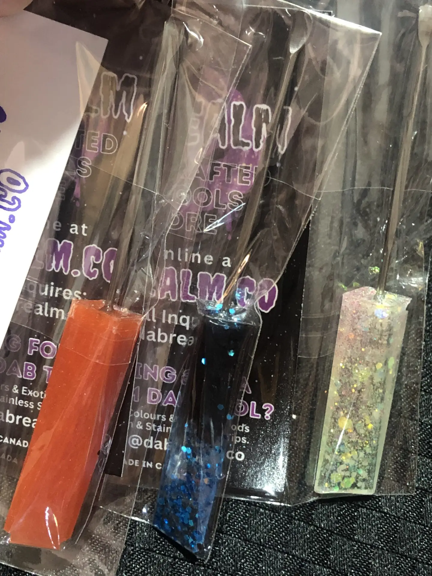 Flat end handle Handmade dab realm small dab tool