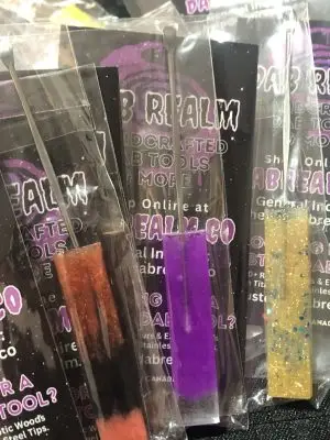 Rectangle handle Handmade dab realm small dab tool