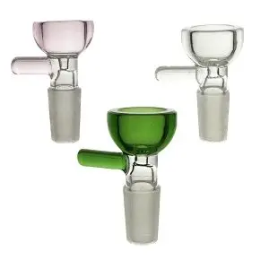 Glass 14mm cone piece green