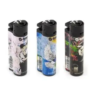 G-rollz Banksys graffiti lighters