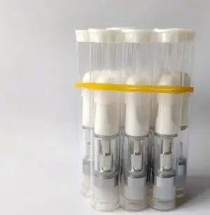 Gold tip empty refillable vape 0.8 ml cart 510 vape pen battery compatible