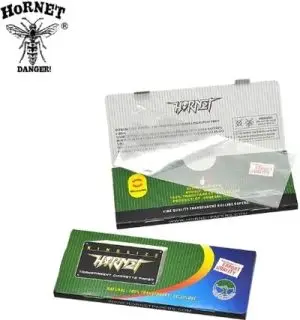 Hornet clear rolling papers