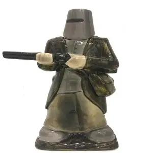 Ceramic 35cm Ned Kelly waterpipe