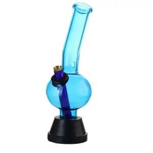 29cm blue glass bonza stem waterpipe