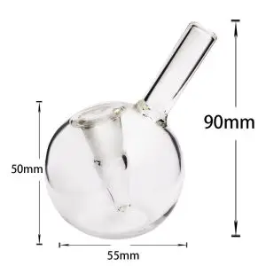 MINI 10MM FEMALE WATER PIPE DAB RIG GLOBE BUBBLER POCKET SUIT  DYNAVAPE