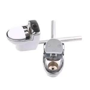 Metal 8cm toilet pipe convertable