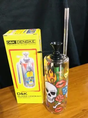 D & K waterpipe skulls 20cm