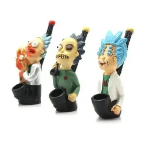 Resin 11 cm Rick and Morty pipe