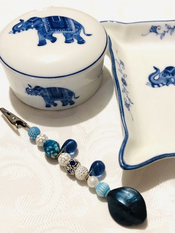 Vintage Chinese Dragon tray/box & handmade roach clip - Image 3