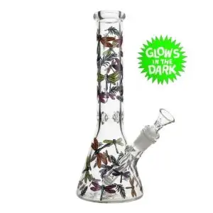 Dragonfly "Glow in-the dark" 25cm Beaker waterpipe