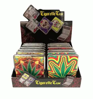 Cigarette case hemp design