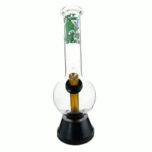 Don't care bear 25cm large glass waterpipe