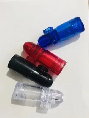 Nasal snorter plastic portable medicine dispenser