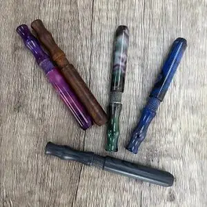 76mm-aluminium One Hitter Smoking Dugout Pipe printed