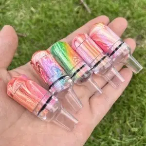 Rocket bullet metal smokeless Pipe rainbow