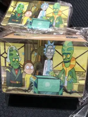 Rick Morty Rolling stash smell proof box wooden