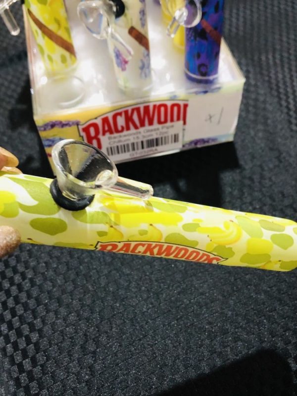 Backwoods Glass classic tobacco chillum pipe 12cm