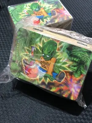 Alien Rolling stash smell proof box wooden