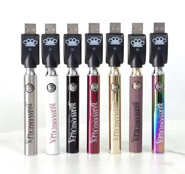 Brass knuckles slim vape pen 900mAh 510 thread