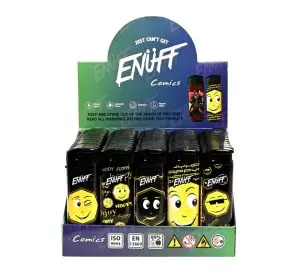 Enuff Flameclub lighter emoji print