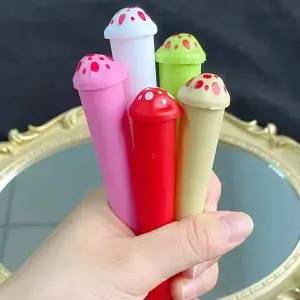 5 x Mushroom design king size doob tube smoke holder