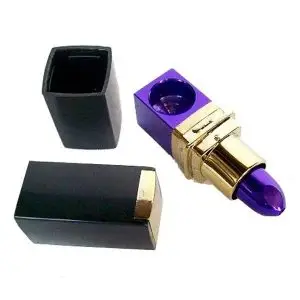Lipstick discreet portable pipe