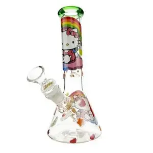 Billy mate hello kitty 23cm water pipe beaker style